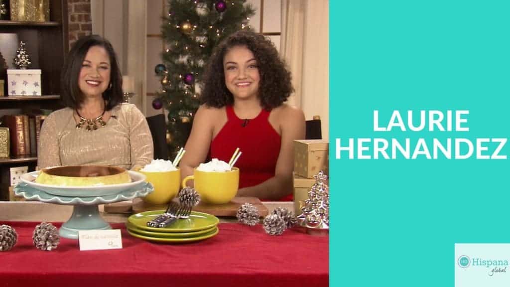 Laurie Hernandez loves flan and plans on spending the holidays with her family