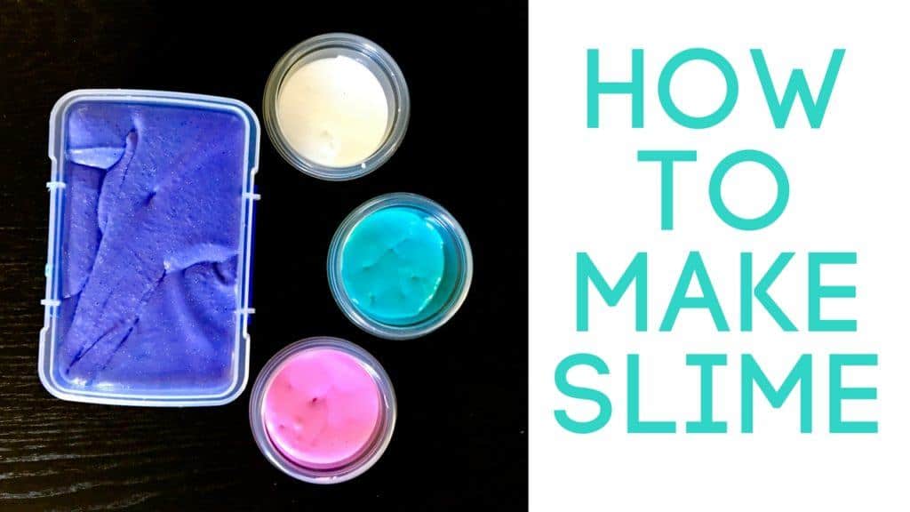 Easy instructions to make slime at home