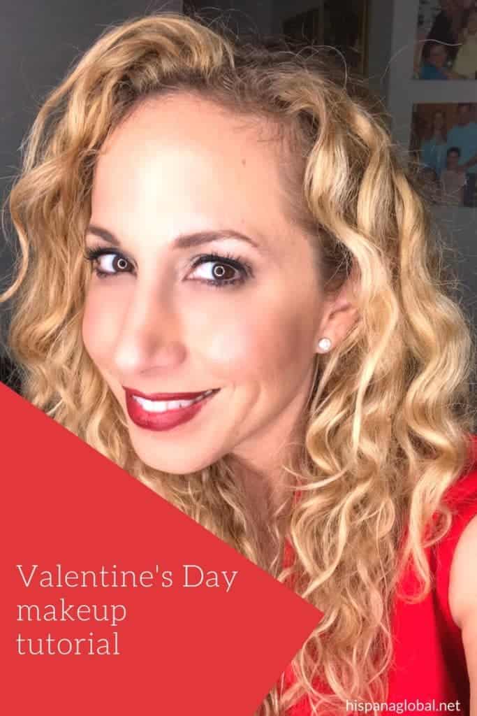 Easy makeup tutorial for Valentine's Day or date night