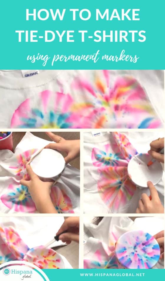 How To Make Tie-Dye Shirts With Markers - Hispana Global