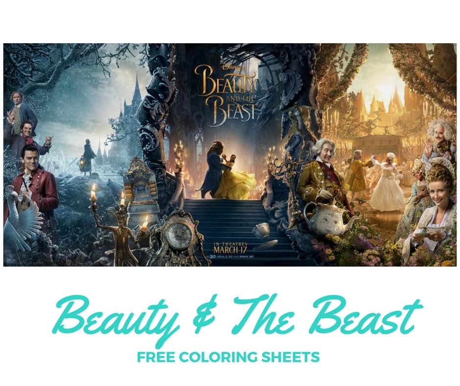 Free Beauty And The Beast Coloring Sheets