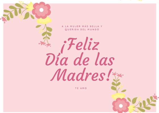 Beautiful And Free Mother's Day Cards in English (And Spanish ...