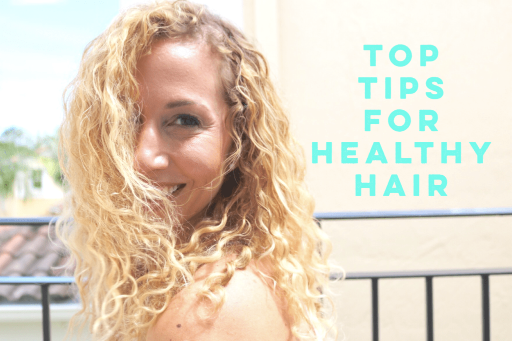 Top tips for healthy and shiny hair