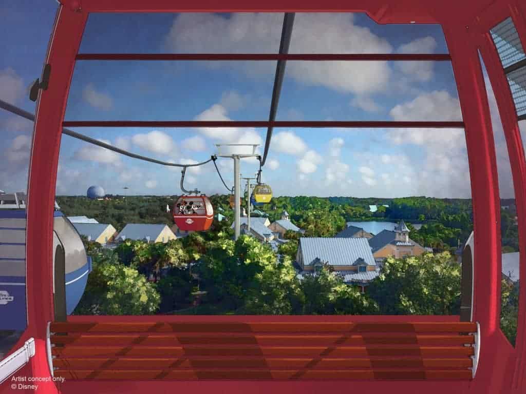 The new Disney World Skyliner