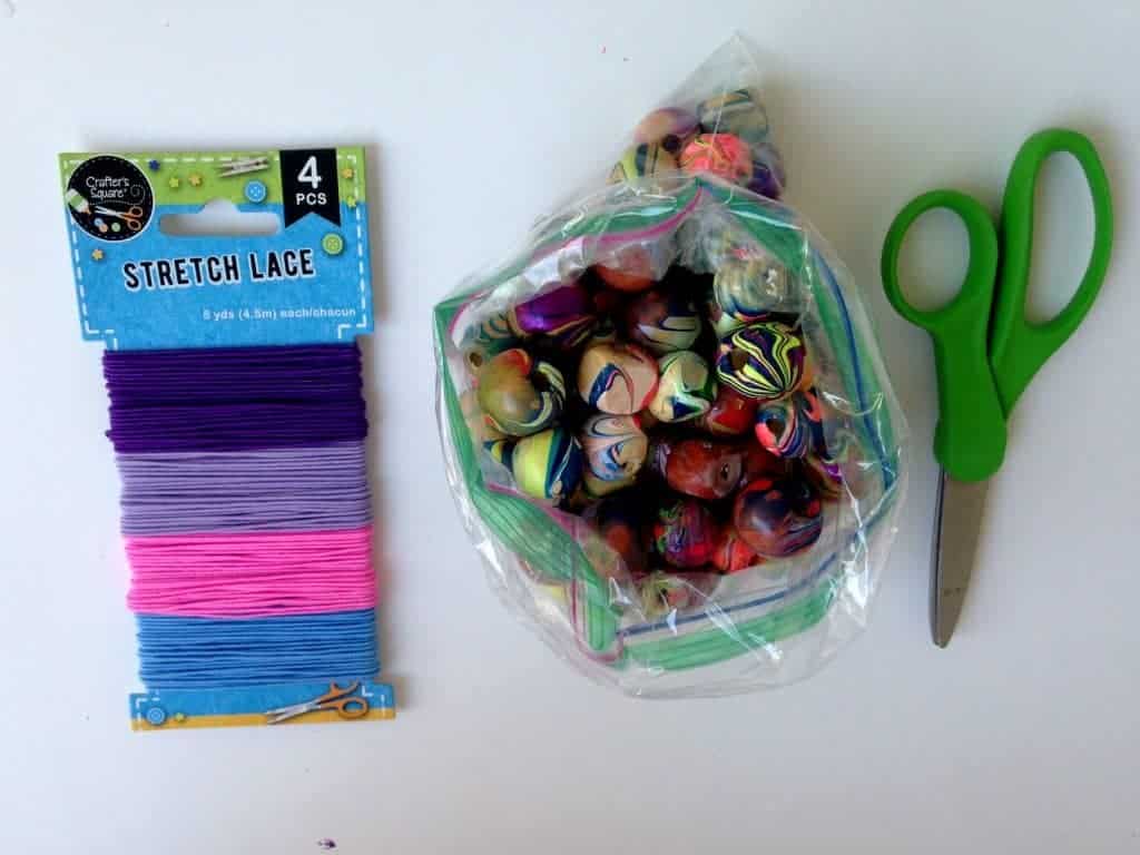 Nail Polish Marbled Beads & Bracelet DIY Craft Tutorial