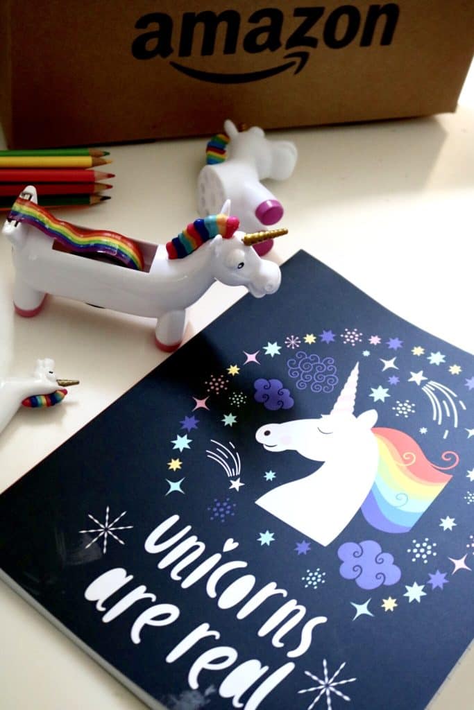 Unicorn back to school desk essentials
