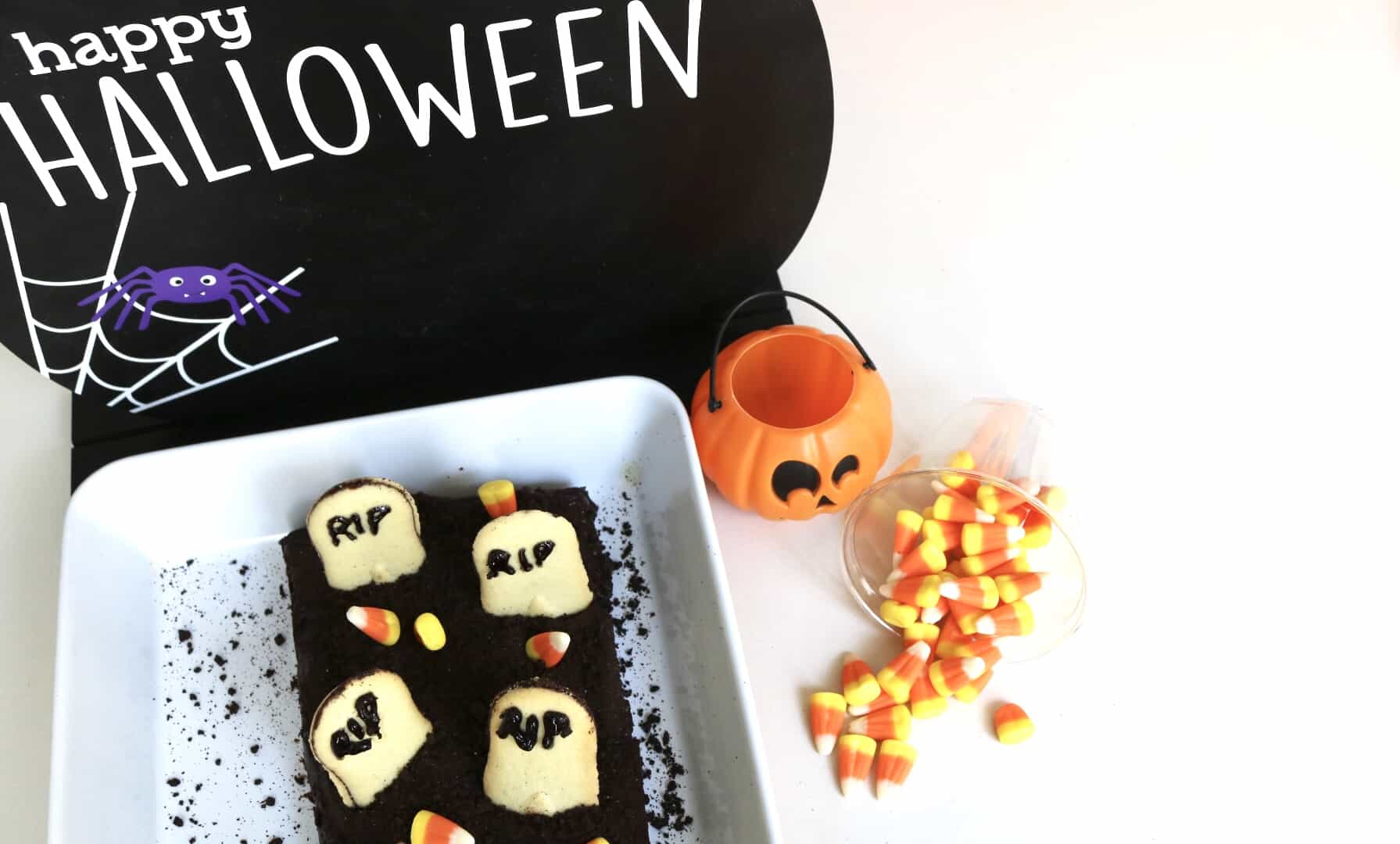Halloween Treat: How To Make A Brownie Cemetery