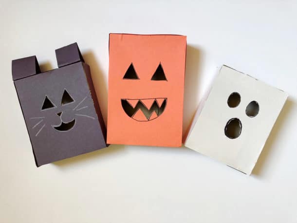 Cereal Box Halloween Luminarias Or Paper Lanterns DIY - Hispana Global