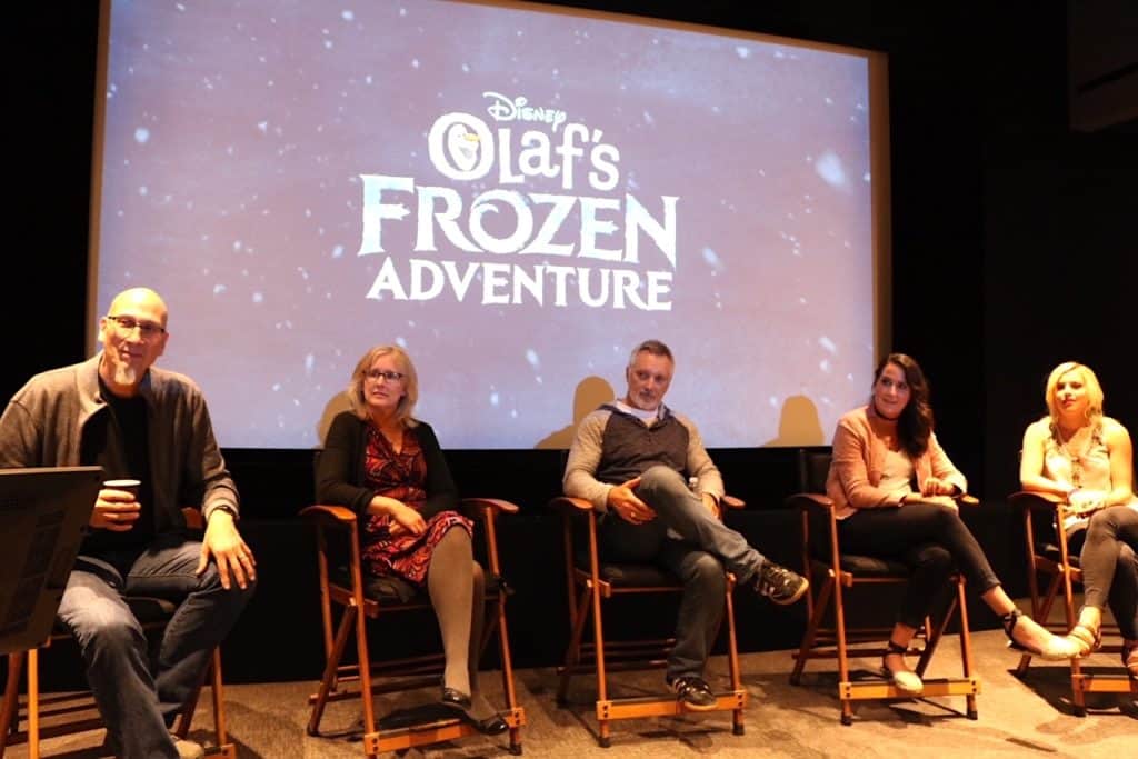 Olaf's Frozen Adventure filmmakers and songwriters