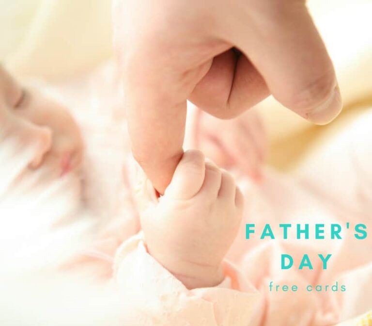 Free father's day bilingual cards
