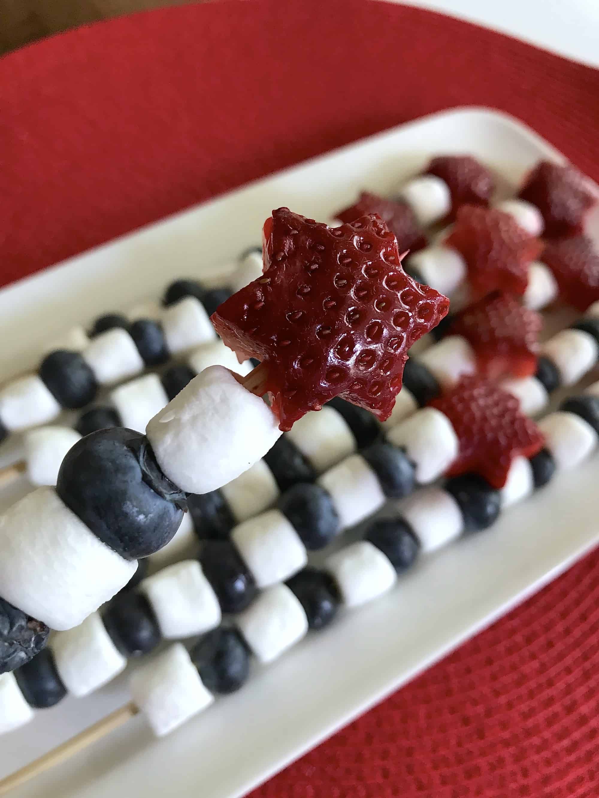 How To Make 4th of July Fruit Kebabs