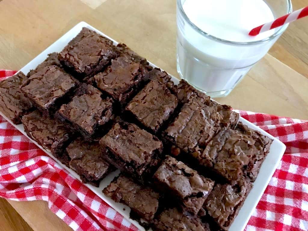 These brownies are so good you will always want to bake them from scratch. This recipe is also super easy!