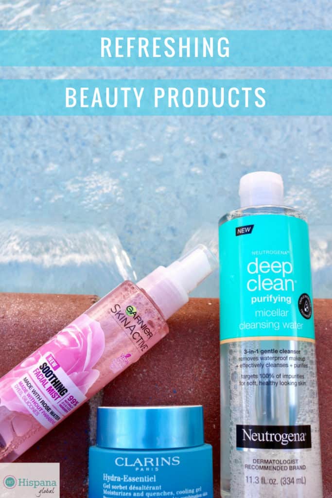 Refreshing beauty products for summer