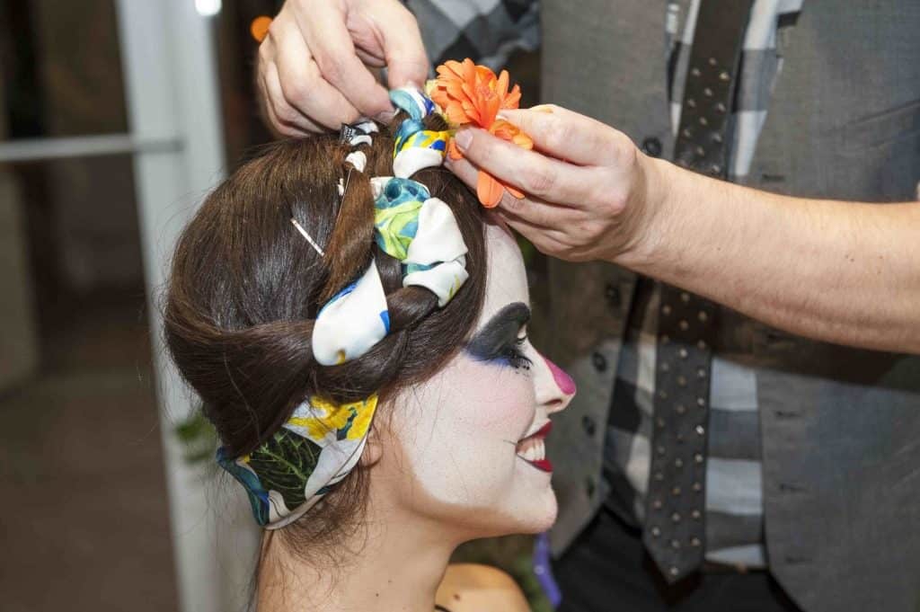 Easy Day of the Dead hair and makeup tutorial