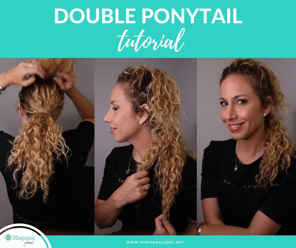Learn how to do a double ponytail with this easy hair tutorial