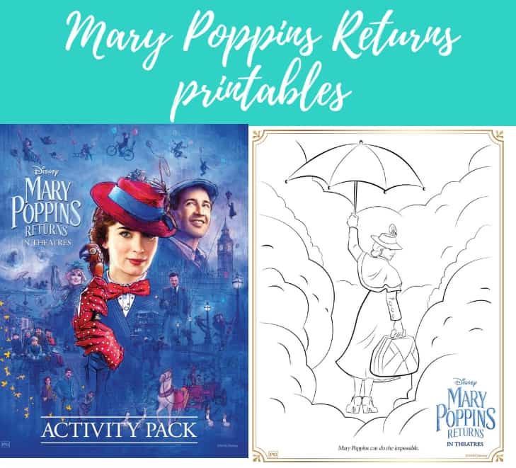 Get Your Free Mary Poppins Returns Printables Here