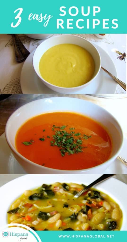 These 3 quick and easy soup recipes can be prepared in 30 minutes or less. They are perfectly delicious for cold winter nights!