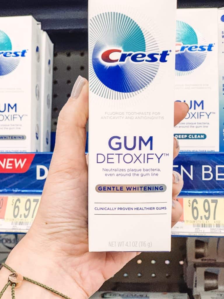 Crest Gum Detoxify packaging