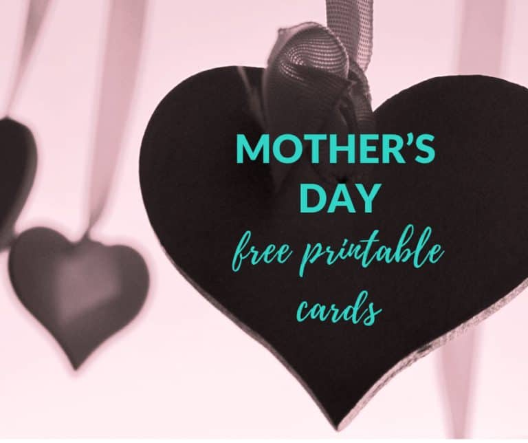 Printable Mother's Day Cards that are Cute and Free