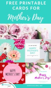 Printable Mother's Day Cards that are Cute and Free