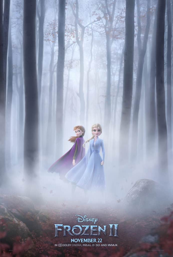 Frozen 2 new poster with Elsa and Anna