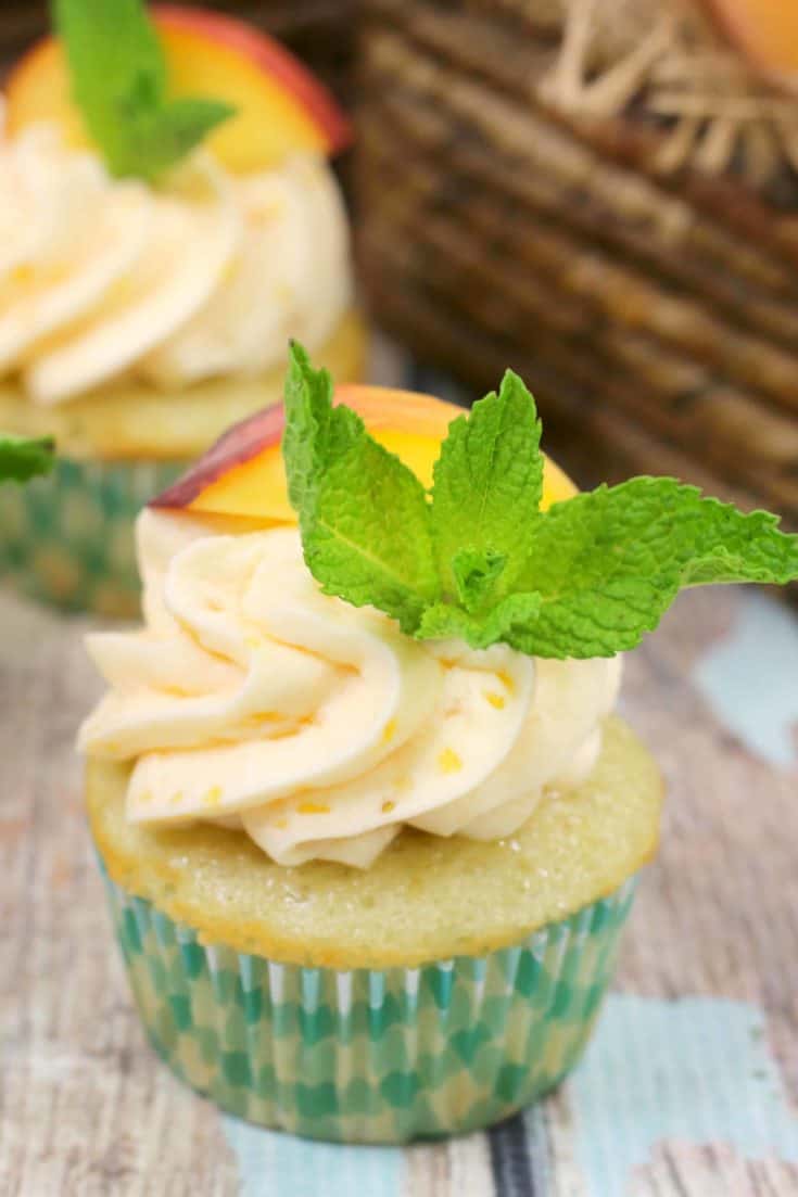 Peach Cupcakes