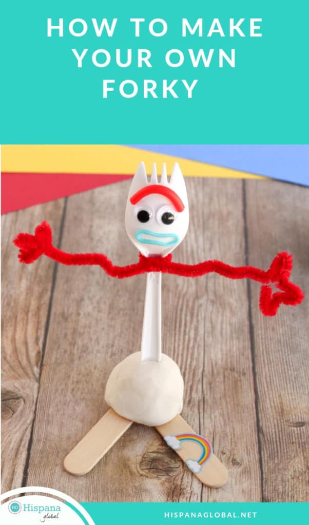 If you and your kids loved Toy Story 4, then you'll have so much fun making your own Forky at home. 