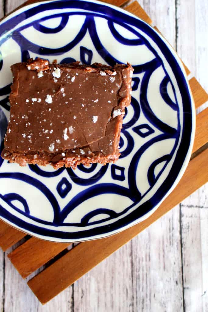 Lunch lady caramel brownies