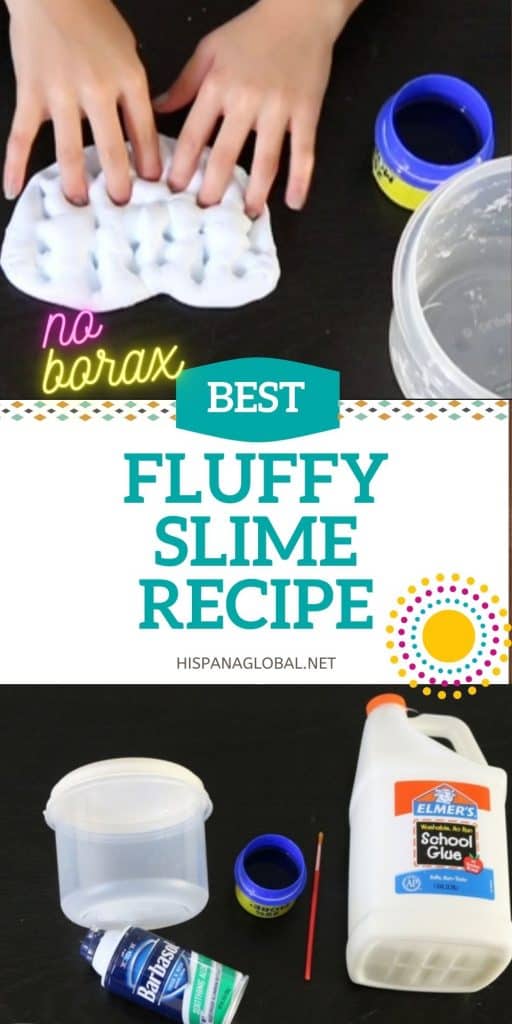 Fluffy slime recipe without borax