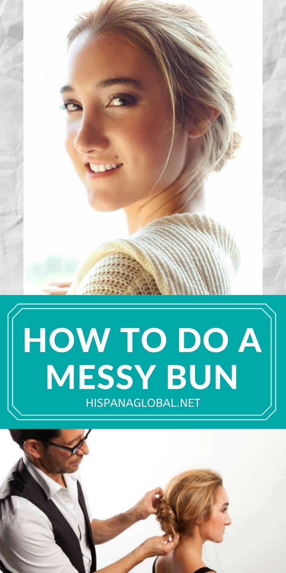 Do your own messy bun at home with these simple instructions from celebrity hairstylist Marco Peña. This hair tutorial just requires 5 steps!