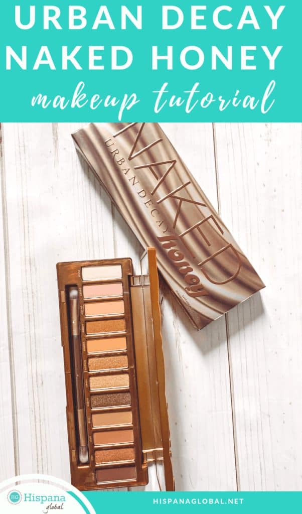 Urban Decay Naked Honey palette easy eye makeup tutorial