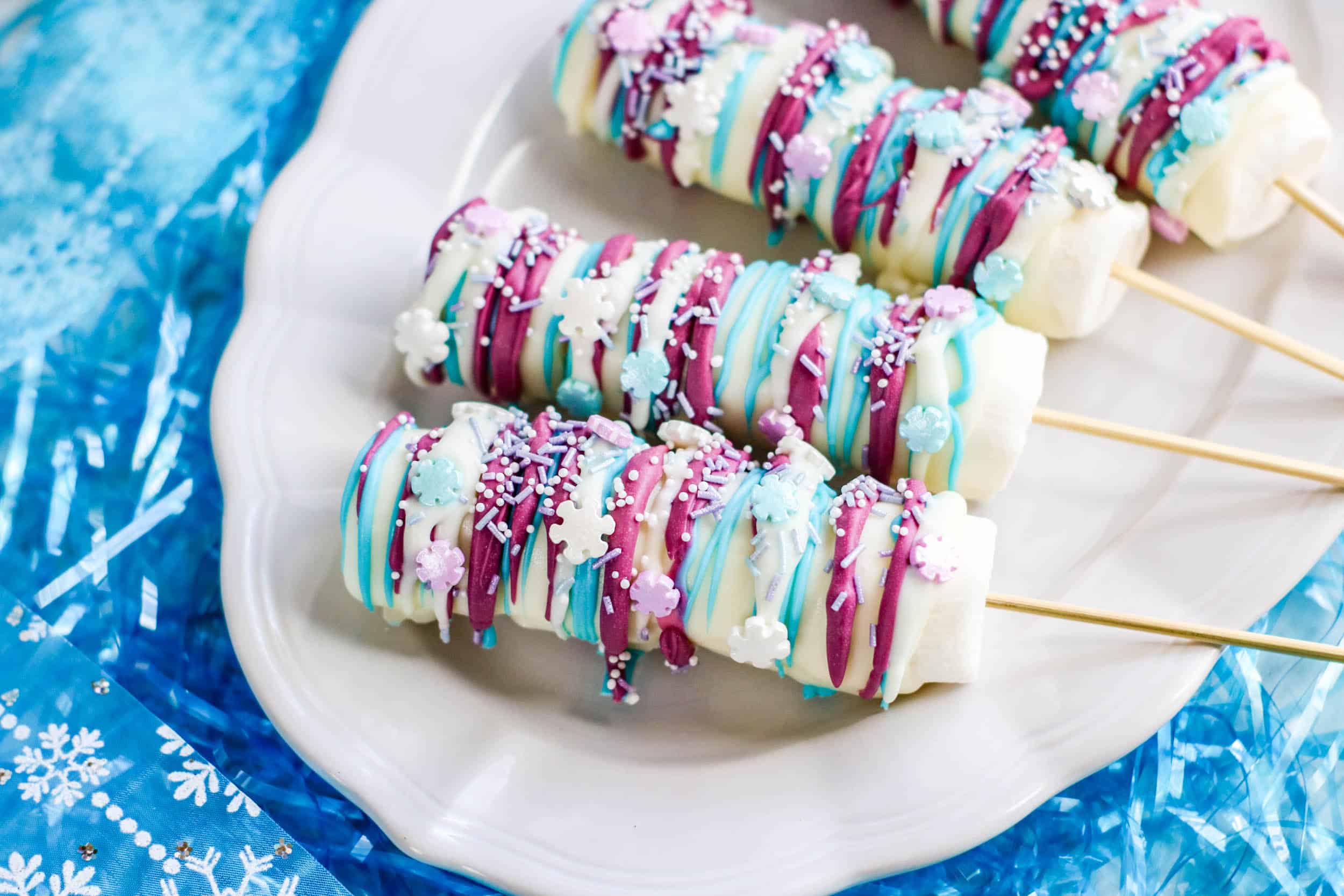 How to make Frozen 2 themed marshmallow pops