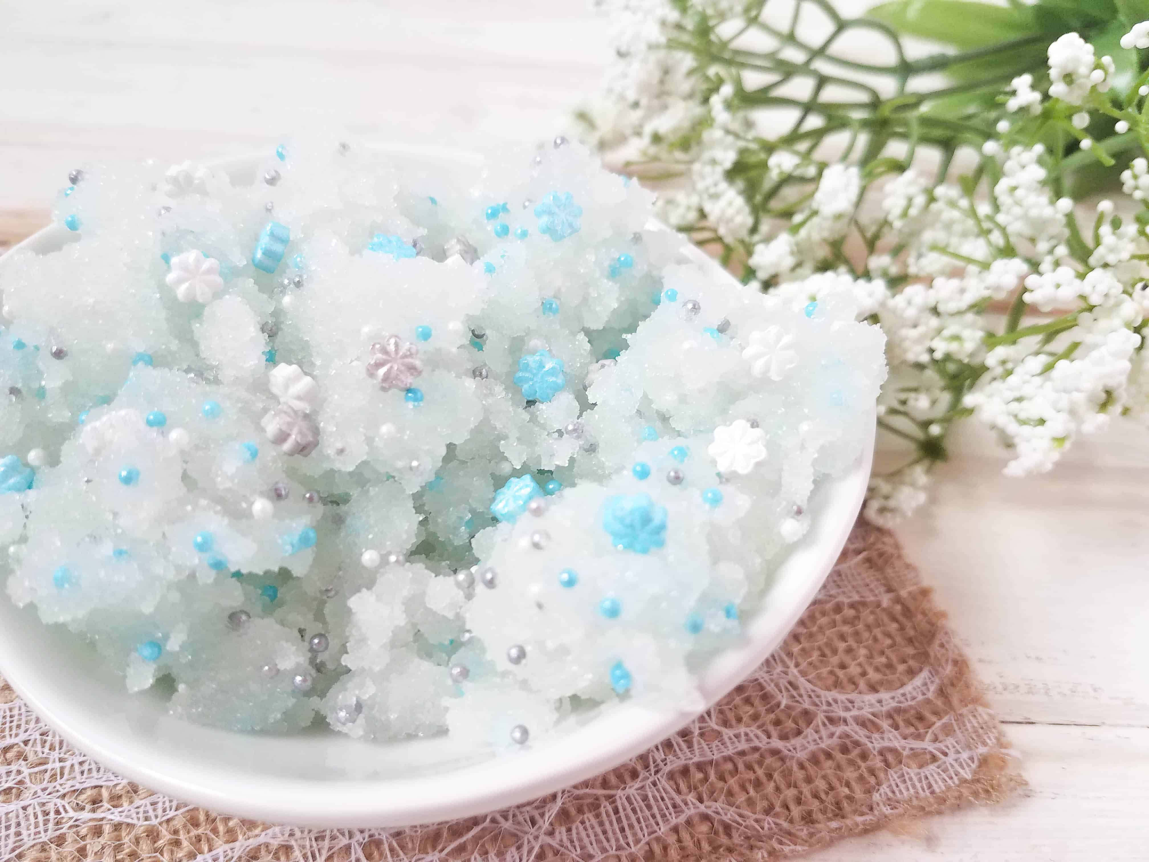 How to make a Frozen-inspired sugar scrub