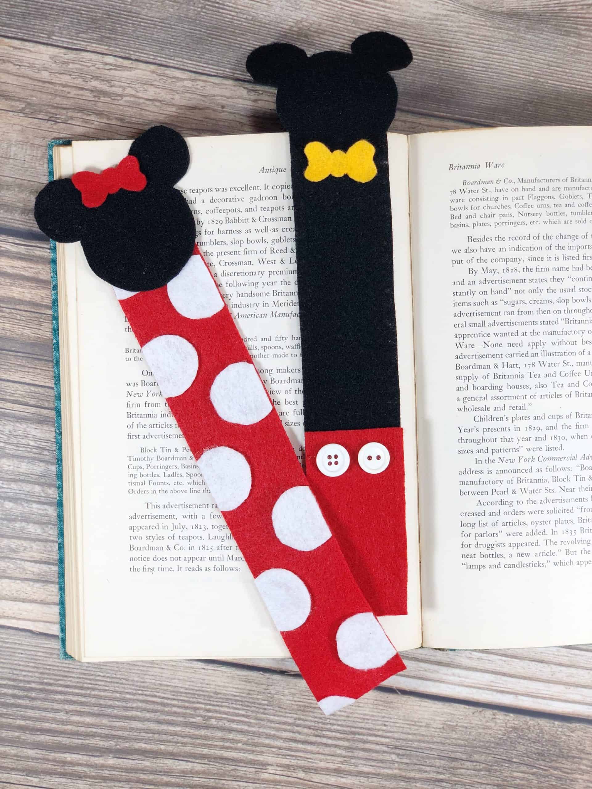 Mickey Mouse Bookmarks Printable