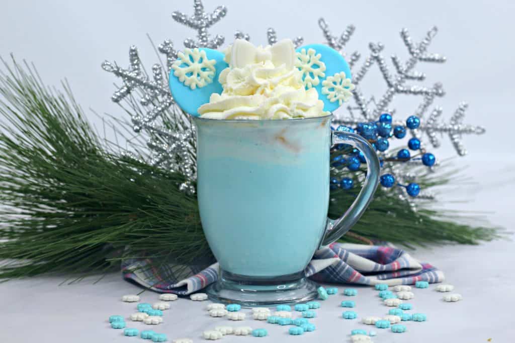 Before you step into the unknown or decide the cold never bothered you anyway, make this delicious Frozen 2-inspired hot chocolate to warm your soul.