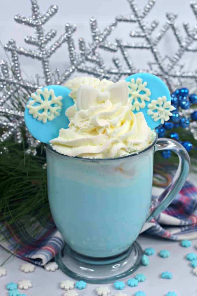 Before you step into the unknown or decide the cold never bothered you anyway, make this delicious Frozen 2-inspired hot chocolate to warm your soul.