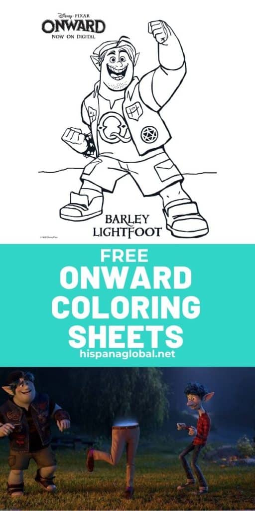 Free Onward coloring sheets to keep kids entertained at home