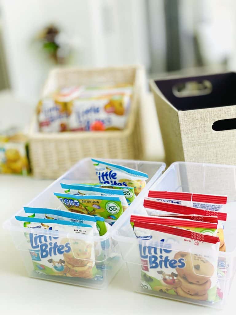 How to organize snacks for kids