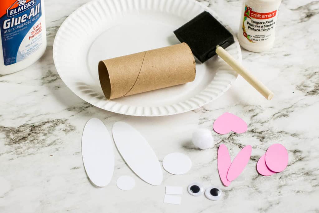 How to make a toilet paper roll bunny, great activity for kids