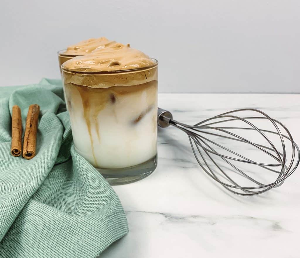 Here's how to make whipped coffee (also called Dalgona coffee) in just minutes to get your caffeine fix! It is such a delicious treat.