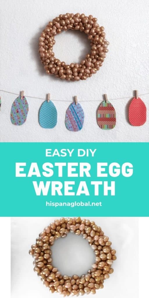 Easy DIY Easter Egg Wreath