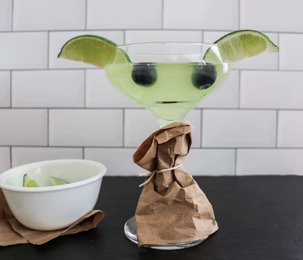 Learn how to make the perfect drink for Star Wars fans and to celebrate May the 4th: a Yoda cocktail. You can also turn it into a mocktail.