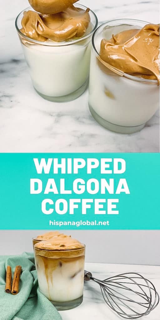 Here's how to make whipped coffee (also called Dalgona coffee) in just minutes to get your caffeine fix! It is such a delicious treat.