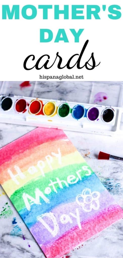 Learn how to make an adorable Mother's Day card using the watercolor resist technique. It's so fun and easy!
