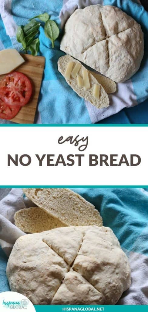 Want homemade bread? This easy no yeast bread recipe can be done in minutes and is so delicious!