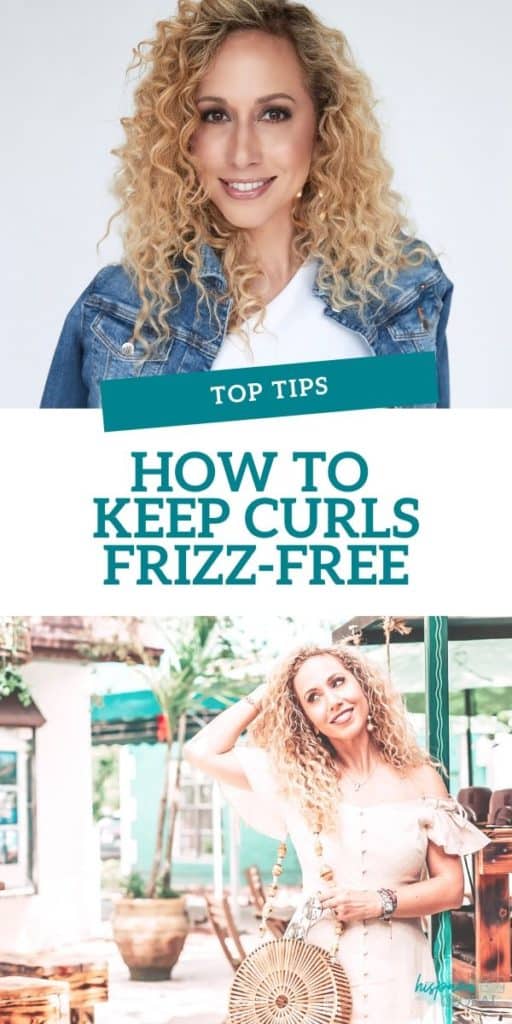 If you have curly hair, knowing how to fight and prevent frizz is a must, especially in the summer. Here are the top tips to kepp curls frizz-free.