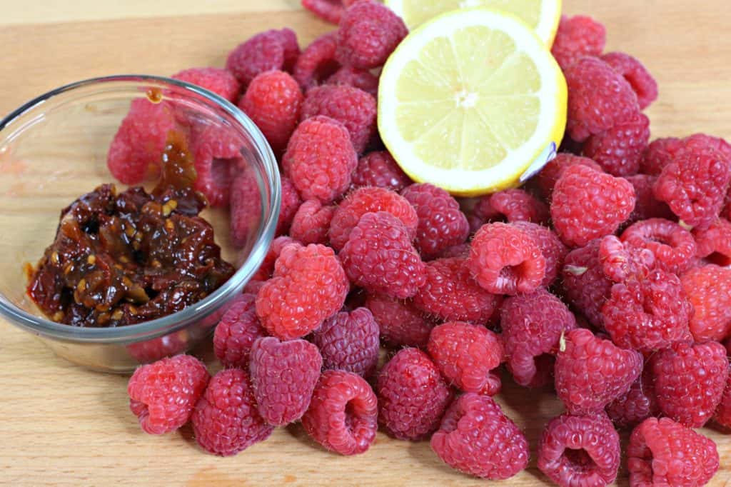 Raspberry Chipotle jam ingredients
