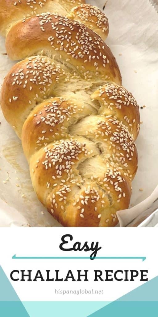 This delicious, fluffy challah recipe is slightly sweet and very easy to make. It's my family's favorite bread.