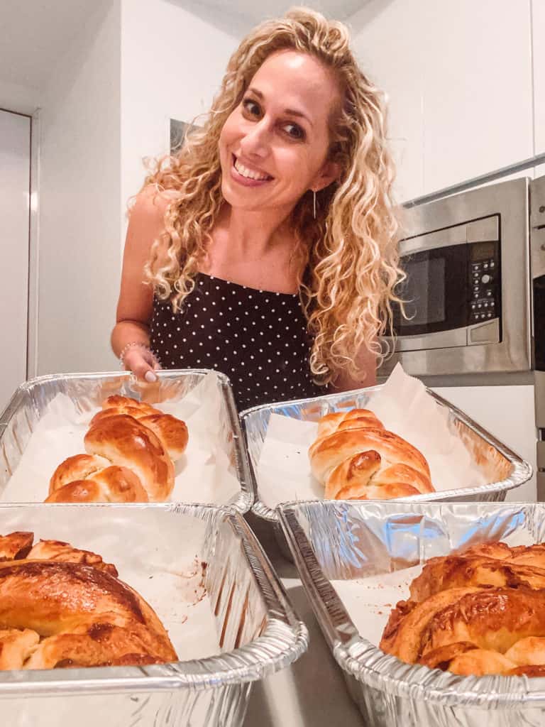 This delicious, fluffy challah recipe is slightly sweet and very easy to make. It's my family's favorite bread.