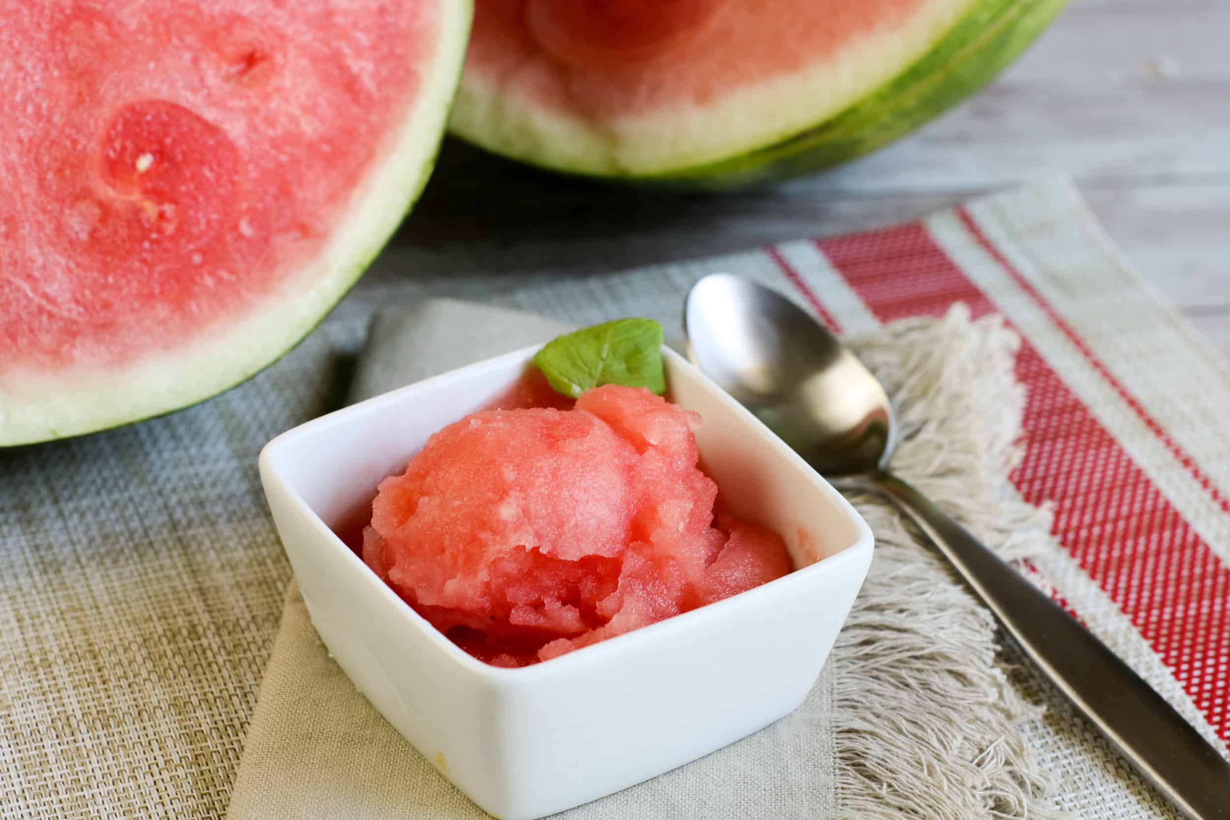 How to make homemade watermelon sorbet